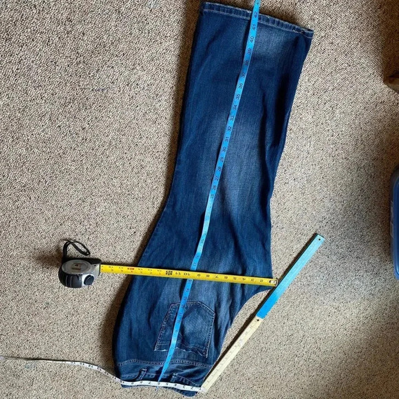 Lane Bryant Distinctly Boot Jeans Light wash blue Women Plus Size 22P Pocket - Picture 4 of 6